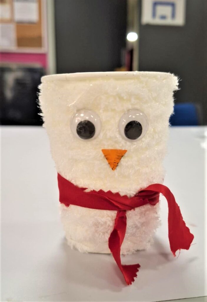 exemple de création réalisée par les enfants avec M et toi ART, au sein de la mjc