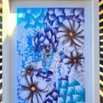 Vegeta fleural- 34euros, stylo sous cadre A4