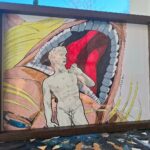 David vs Annie (SNK)- 28euros Réalisation au crayon pour David puis stylo et feutre pour Annie le titan Format A4